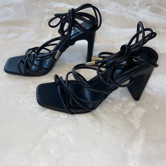 Forever 21 Lace up Heels - Picture 2 of 3